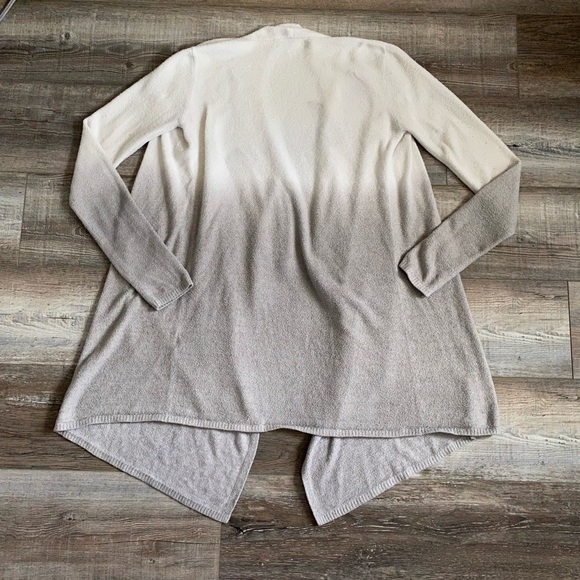 Barefoot Dreams Womens Small Medium Bamboo Chic Calypso Ombre Knit Cardigan Wrap - Picture 4 of 10